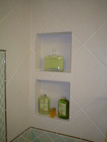 shower shelves